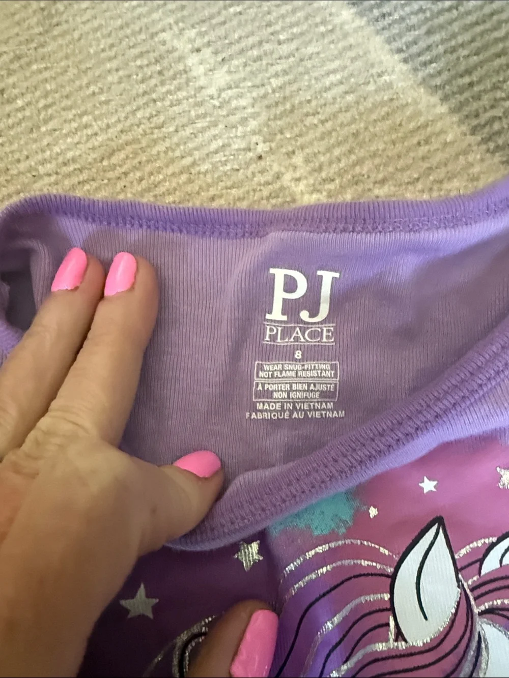 Unicorn pajamas
